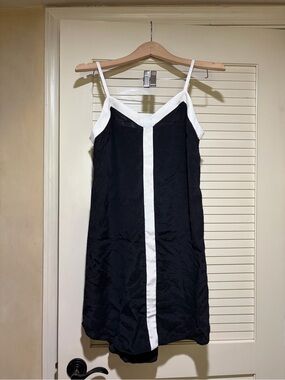 Kit and Ace black silk dress